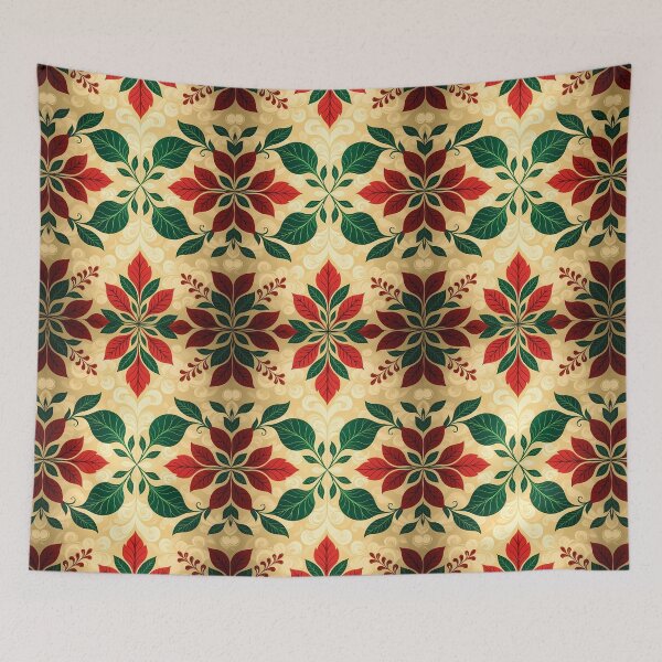 Item preview, Colorful, Flowers & Leaves, Abstract Artistic Stylize, Symmetrical Repeated Texture Pattern (image size 8320x12480) designed and sold by Digital-Davinci.