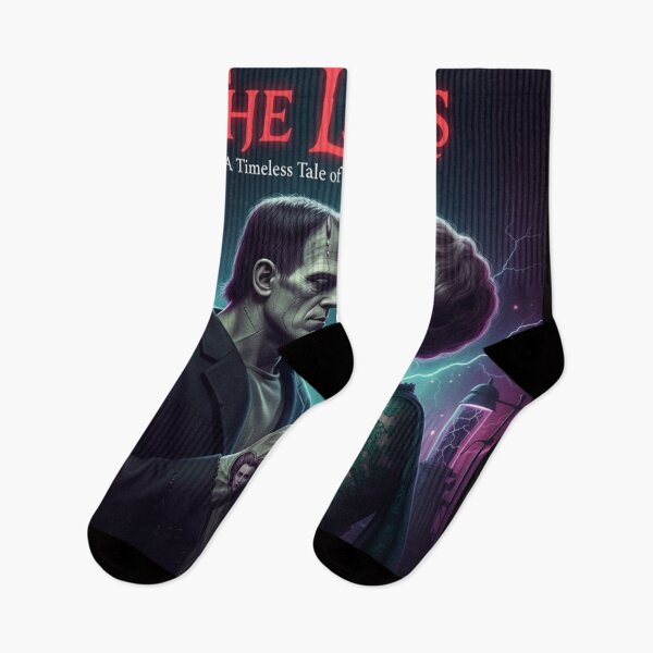 Item preview, Frankenstein and Bride – Gothic Lovers Dark Romantic Horror Art designed and sold by DamianRoy88.