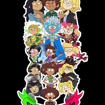 Artwork thumbnail, Amphibia Calamity Trio Evolution by megandebbiesc