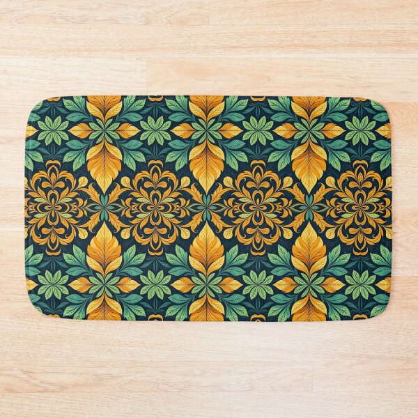 Item preview, Colorful, Flowers & Leaves, Abstract Artistic Stylize, Symmetrical Repeated Texture Pattern (image size 8320x12480) designed and sold by Digital-Davinci.