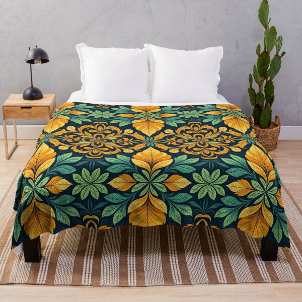 Item preview, Colorful, Flowers & Leaves, Abstract Artistic Stylize, Symmetrical Repeated Texture Pattern (image size 8320x12480) designed and sold by Digital-Davinci.