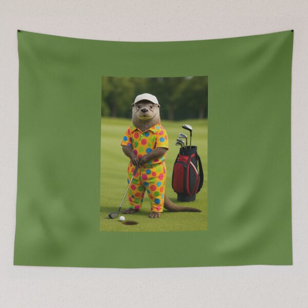 Item preview, Golfing Otter designed and sold by Tridentulus.