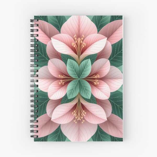 Item preview, Colorful, Flowers & Leaves, Abstract Artistic Stylize, Symmetrical Repeated Texture Pattern (image size 8320x12480) designed and sold by Digital-Davinci.