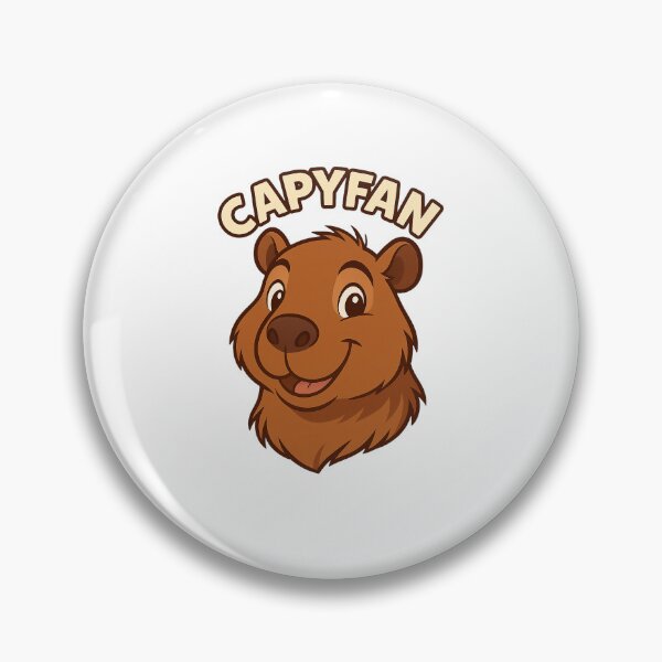 Item preview, Capyfan – Cartoon Capybara Illustration designed and sold by CapyToon.