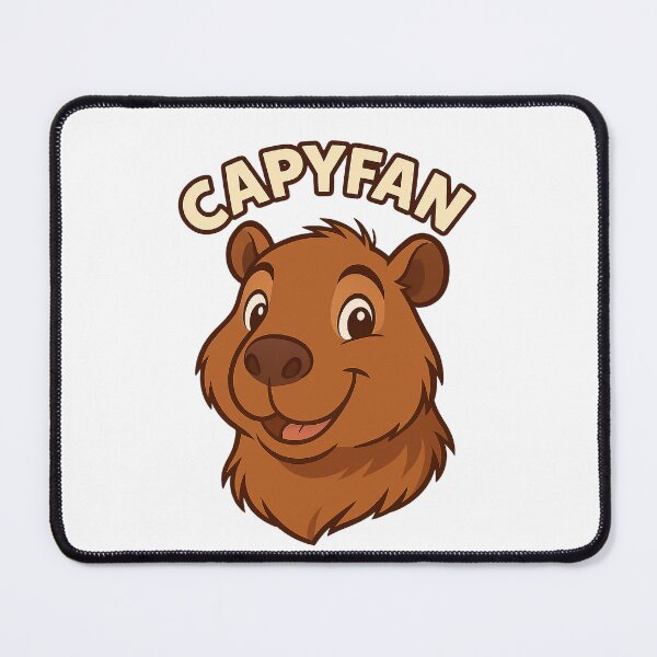 Item preview, Capyfan – Cartoon Capybara Illustration designed and sold by CapyToon.
