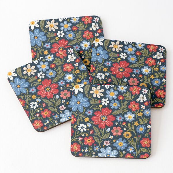 Item preview, flowery pattern colorful floral design designed and sold by SmashingDeals.
