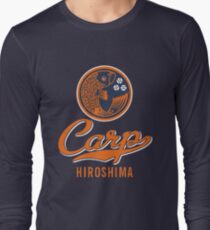 Hiroshima Carp Logo Retro Long Sleeve T-Shirt