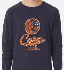 Hiroshima Karpfen Logo Retro Leichtes Sweatshirt