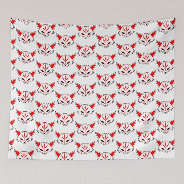 Item preview, Kitsune Mask (Small) – Japanese Fox Spirit Yokai Art  designed and sold by TummysEmporium.