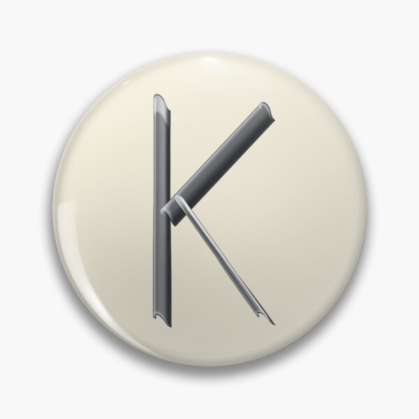Item preview, 3D Metallic Letter K Typography Design designed and sold by Tem‑Tip of pen.