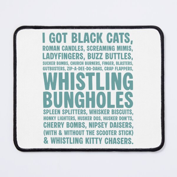 Item preview, I Got Black Cats Whistling Bungholes Funny Fireworks List designed and sold by ameirkessao.