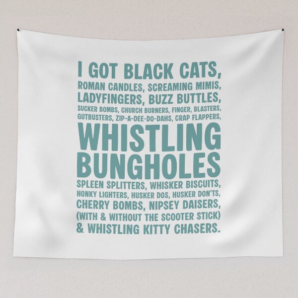 Item preview, I Got Black Cats Whistling Bungholes Funny Fireworks List designed and sold by ameirkessao.