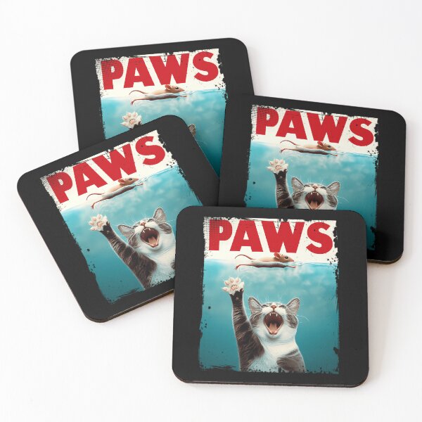 Item preview, Jaws - Paws Funny Cat Catching A Mouse designed and sold by CODY-iinu.