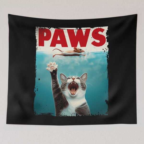 Item preview, Jaws - Paws Funny Cat Catching A Mouse designed and sold by CODY-iinu.