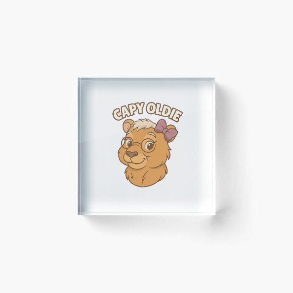 Item preview, Capy Oldie – Wise Cartoon Capybara Illustration designed and sold by CapyToon.
