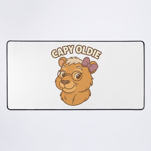 Item preview, Capy Oldie – Wise Cartoon Capybara Illustration designed and sold by CapyToon.