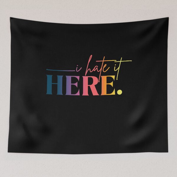 Item preview, I Hate It Here Retro Gradient Funny Statement designed and sold by ameirkessao.