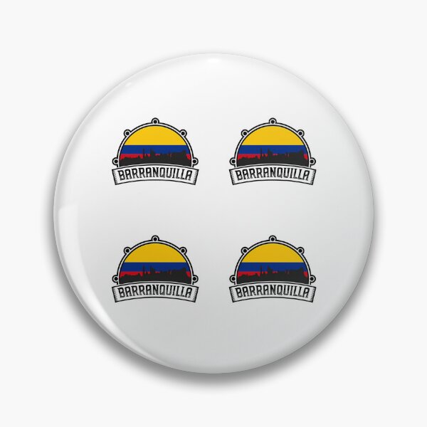 Item preview, Barranquilla Colombia Skyline Travel Souvenir Colombian Flag designed and sold by willardgarret.