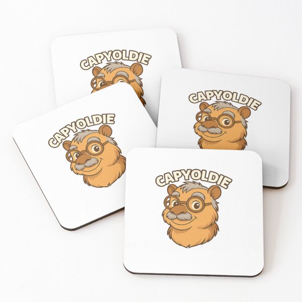 Item preview, Capy Oldie – Grandpa Capybara Cartoon Illustration designed and sold by CapyToon.