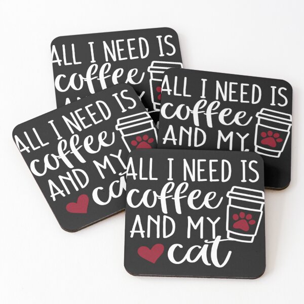 Item preview, All-I-Need-Is-Coffee-And-My-Cat-Active-T-Shirt- designed and sold by trimanhley.