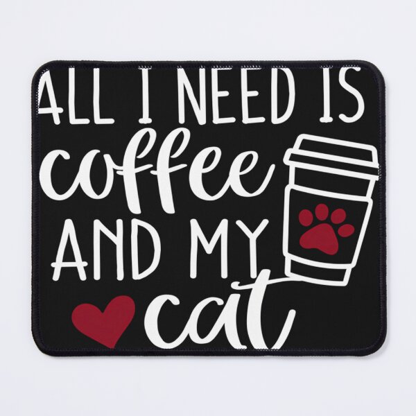 Item preview, All-I-Need-Is-Coffee-And-My-Cat-Active-T-Shirt- designed and sold by trimanhley.