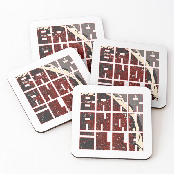 Item preview, Barranquilla City Map Colombia - Vector designed and sold by willardgarret.