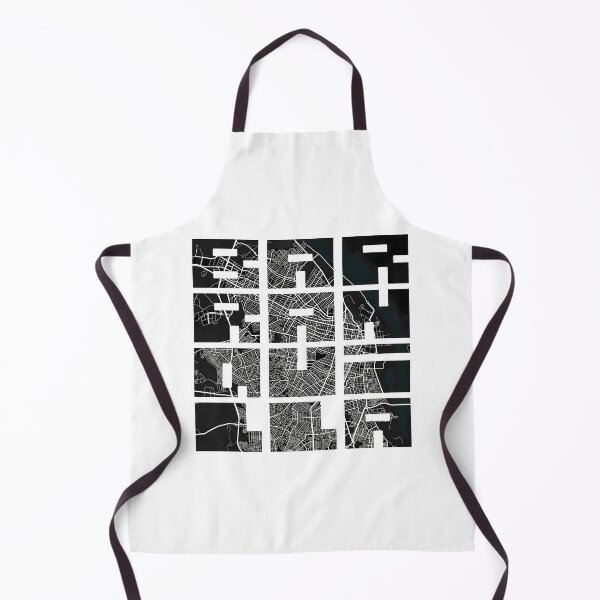 Item preview, Barranquilla City Map Of Colombia - Dark designed and sold by willardgarret.