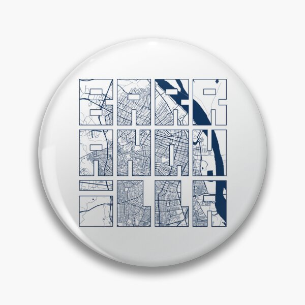 Item preview, Barranquilla City Map Colombia - Coastal designed and sold by willardgarret.