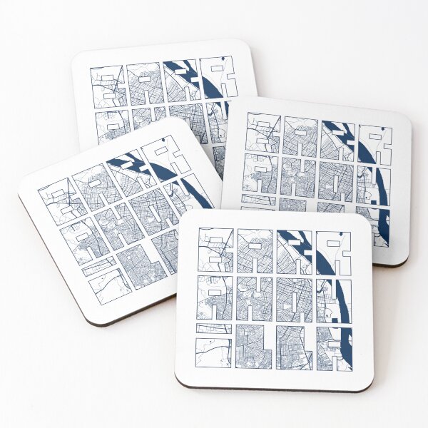 Item preview, Barranquilla City Map Colombia - Coastal designed and sold by willardgarret.