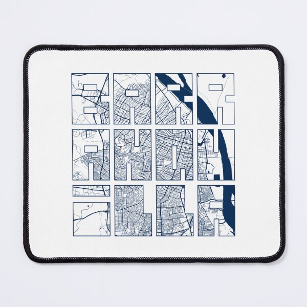 Item preview, Barranquilla City Map Colombia - Coastal designed and sold by willardgarret.