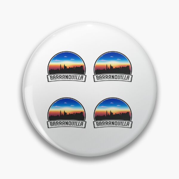 Item preview,  Barranquilla Colombia Skyline Vintage Sunset Travel Souvenir designed and sold by willardgarret.