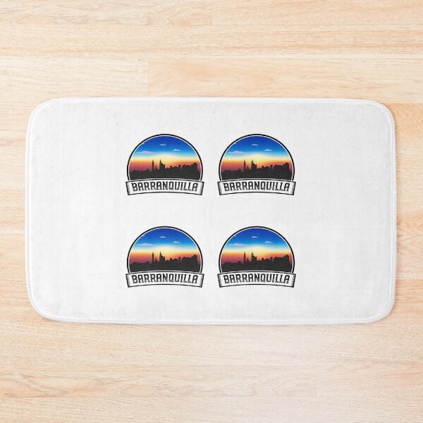 Item preview,  Barranquilla Colombia Skyline Vintage Sunset Travel Souvenir designed and sold by willardgarret.