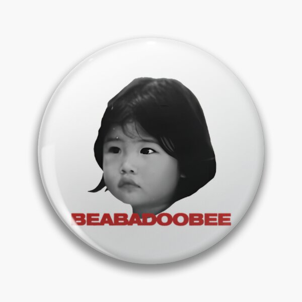 Item preview, Baby Beabadoobee Black And White Photo With Red Text designed and sold by ZeynepShiver.