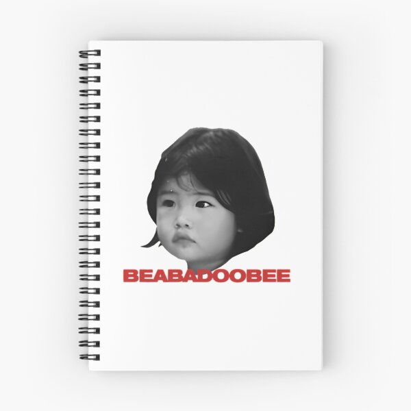 Item preview, Baby Beabadoobee Black And White Photo With Red Text designed and sold by ZeynepShiver.