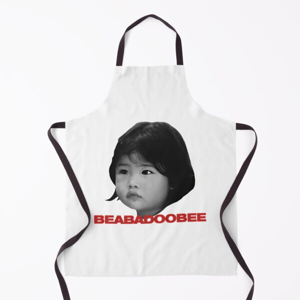 Item preview, Baby Beabadoobee Black And White Photo With Red Text designed and sold by ZeynepShiver.