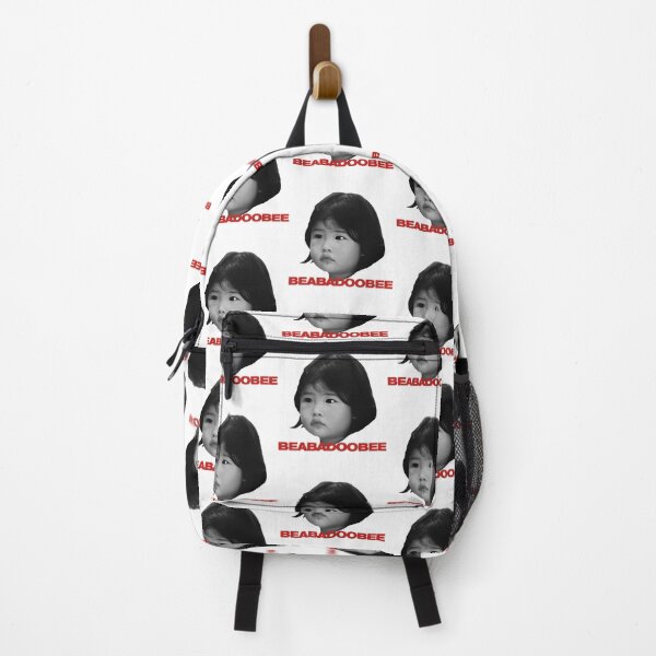 Item preview, Baby Beabadoobee Black And White Photo With Red Text designed and sold by ZeynepShiver.