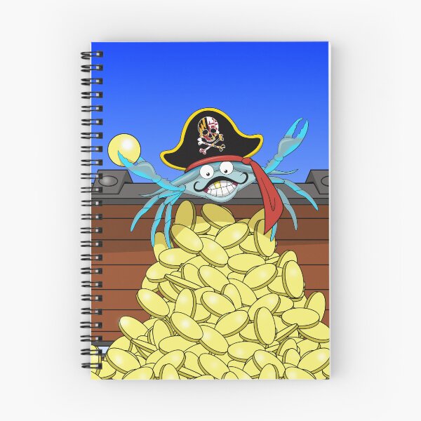 Item preview, Maryland Pirate Crab Treasure Chest designed and sold by wickedcartoons.