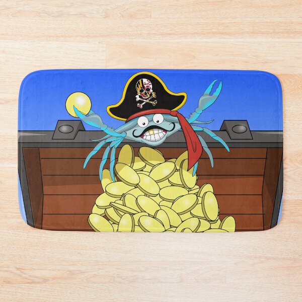 Item preview, Maryland Pirate Crab Treasure Chest designed and sold by wickedcartoons.