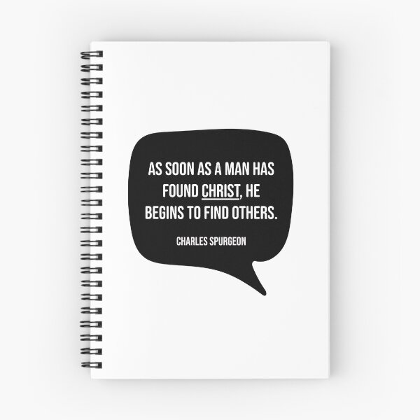 Item preview, As Soon As a Man Has Found Christ – Charles Spurgeon Quote | Inspirational #1 designed and sold by JirehKollezion.