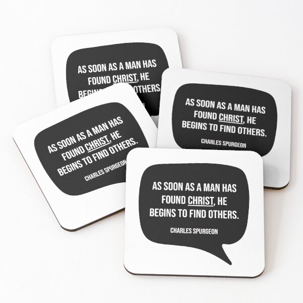 Item preview, As Soon As a Man Has Found Christ – Charles Spurgeon Quote | Inspirational #1 designed and sold by JirehKollezion.