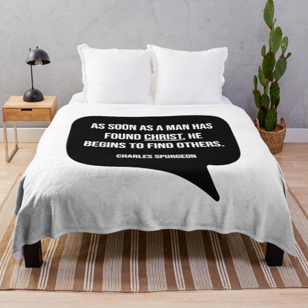 Item preview, As Soon As a Man Has Found Christ – Charles Spurgeon Quote | Inspirational #1 designed and sold by JirehKollezion.