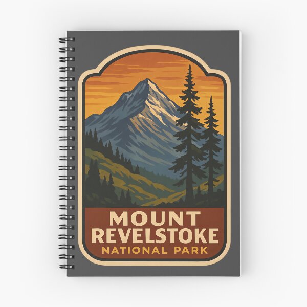 Aperçu de l'œuvre Gravures anciennes des parcs nationaux canadiens : Mont-Revelstoke créée et vendue par PinUpPizzazz.