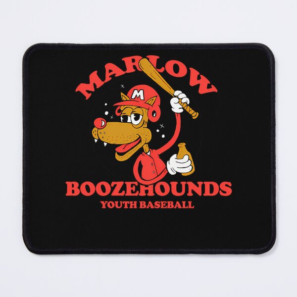 Item preview, Marlow Boozehounds Youth Baseball Logo Meme designed and sold by Sanidaarts.