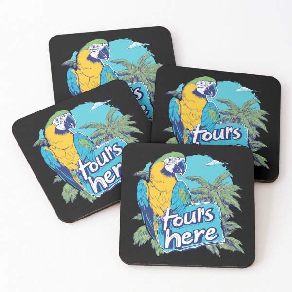 Item preview, Funny Gifts For Tour Guides Tours Here Parrot designed and sold by ZeynepShiver.