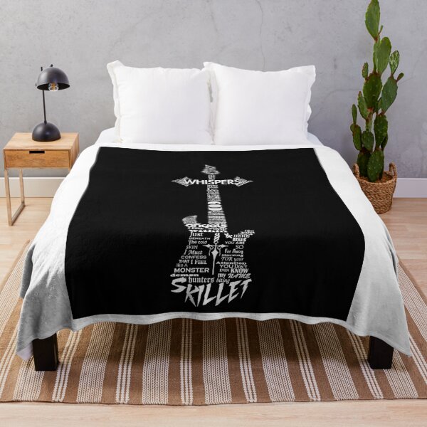 Item preview, Skillet Guitar Typography On Black designed and sold by Alexandrineuval.