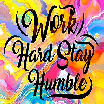 Artwork thumbnail, Work Hard Script by ViaARTfactory