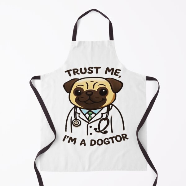 Item preview, Trust Me, I’m a Dogtor – Funny Pug Pun designed and sold by creativerooney.