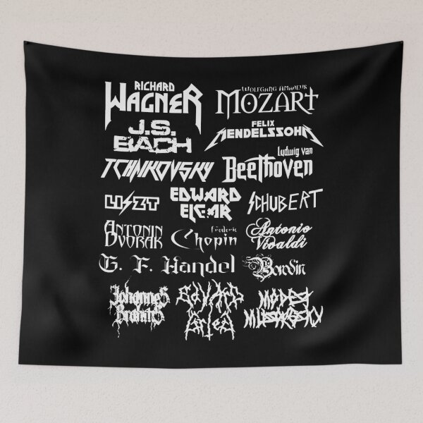 Item preview,  Classical Composers Heavy Metal Font designed and sold by EdouardBazin1.