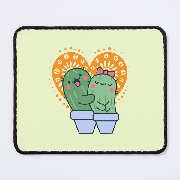 Item preview, Kawaii Cactus Couple in Love designed and sold by yuki-hana.