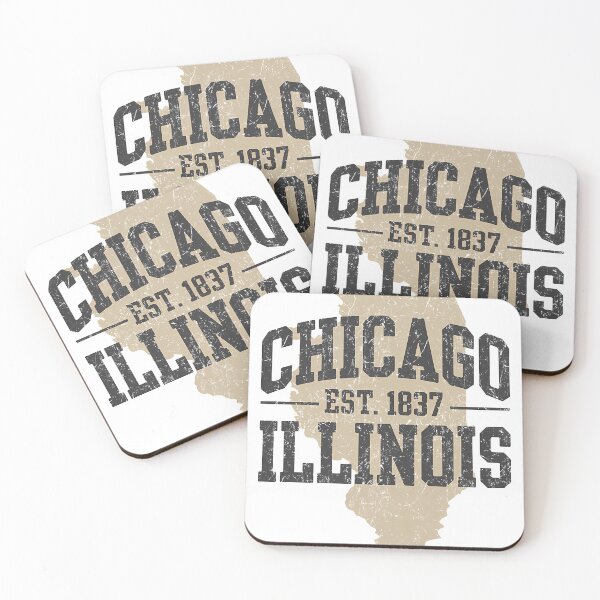 Item preview, Chicago Illinois Vintage Retro Typography Sports Travel Outdoor Adventure Gear designed and sold by OliviaHayesArt.